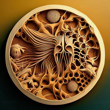 3D модель Microctenochira difficilis (STL)